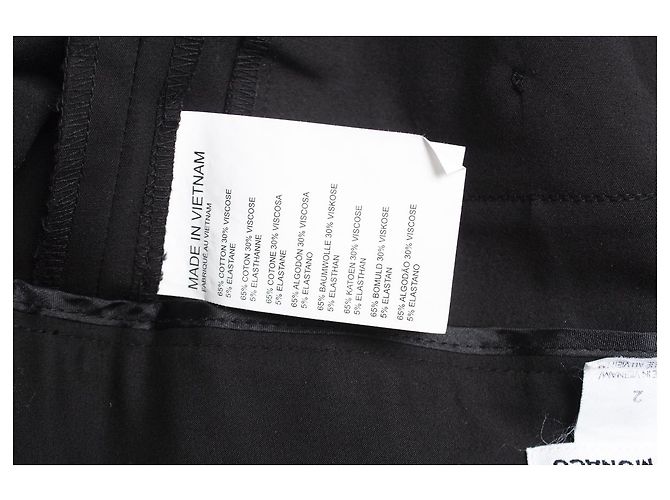 Autre Marque CLUB MÓNACO, pantalon negro - vista 7