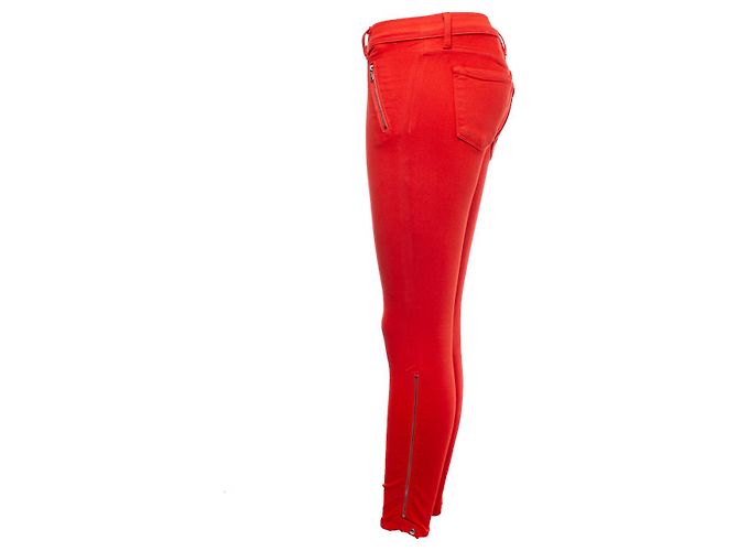 Autre Marque Marca J para entremezclar, Jeans elásticos rojos Roja - vista 3