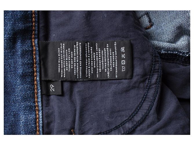 J Brand marca j, Jeans azul medio con rotos - vista 5