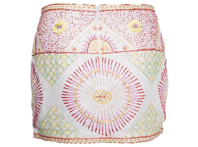 Antik batik, Gonna con perline multicolori Multicolore - vista 2