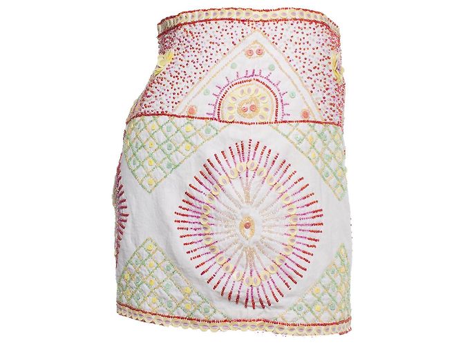 Antik batik, Gonna con perline multicolori Multicolore - vista 3