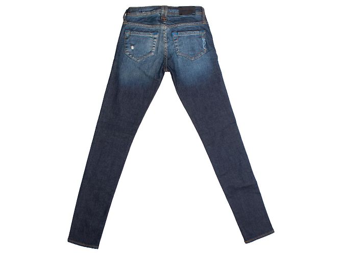 Autre Marque Mezclilla genética, jeans azules con rotos - vista 2