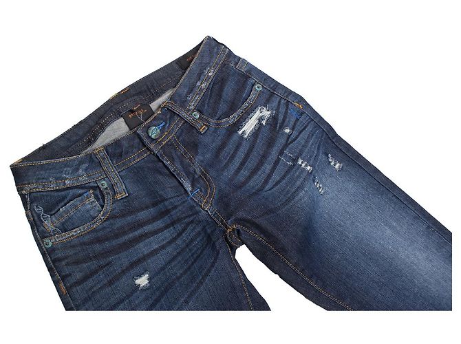 Autre Marque Mezclilla genética, jeans azules con rotos - vista 6