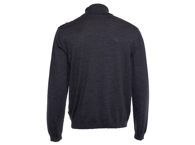 Hugo Boss, Suéter cinza com gola alta - vista 2