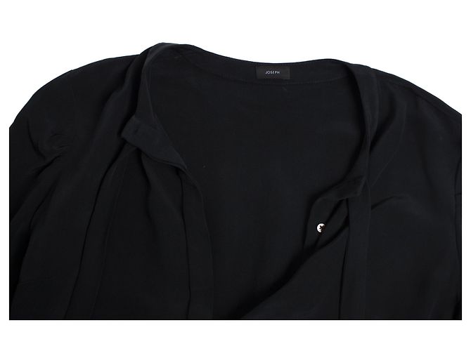 JOSEPH, Schwarze Bluse mit Schleife - Ansicht 5