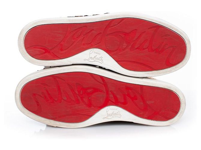 Christian Louboutin, Scarpe da ginnastica alte Lou Spike - vista 8