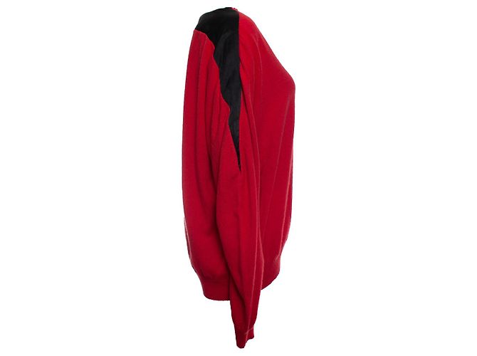 Autre Marque Haider Ackermann, roter übergroßer Pullover - Ansicht 3