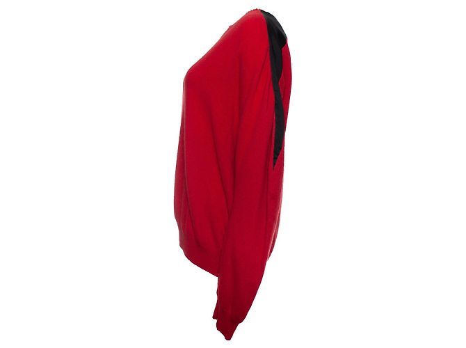 Autre Marque Haider Ackermann, roter übergroßer Pullover - Ansicht 4