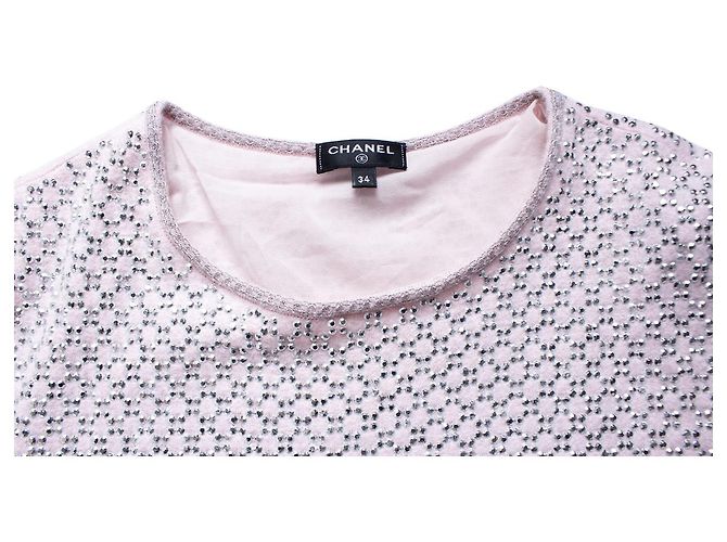 Chanel, rosa Kleid mit Strasssteinen Pink - Ansicht 5