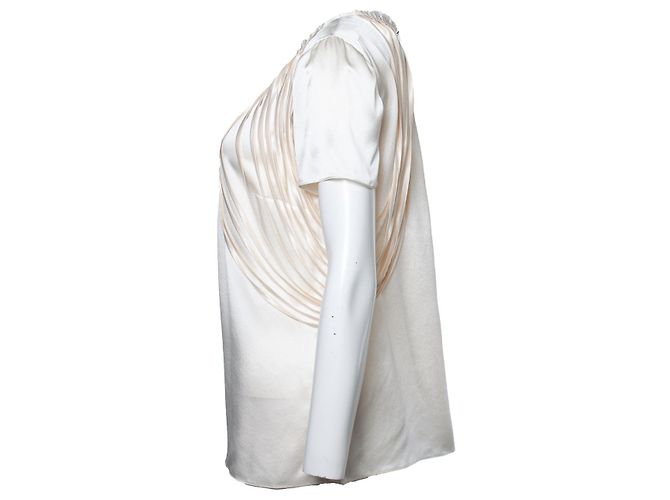 Chanel, Off-White-Laufstegbluse - Ansicht 4
