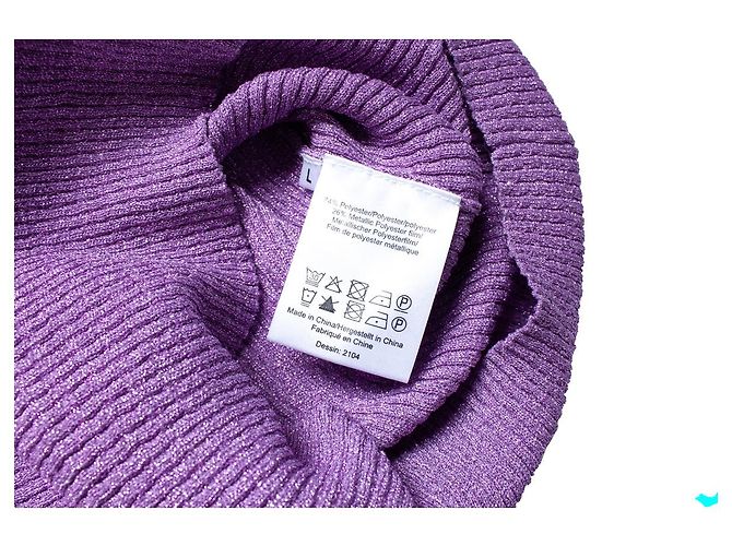 Autre Marque Baum und Pferdgarten, Candra-Pullover mit Lurex-Detail Lila - Ansicht 5
