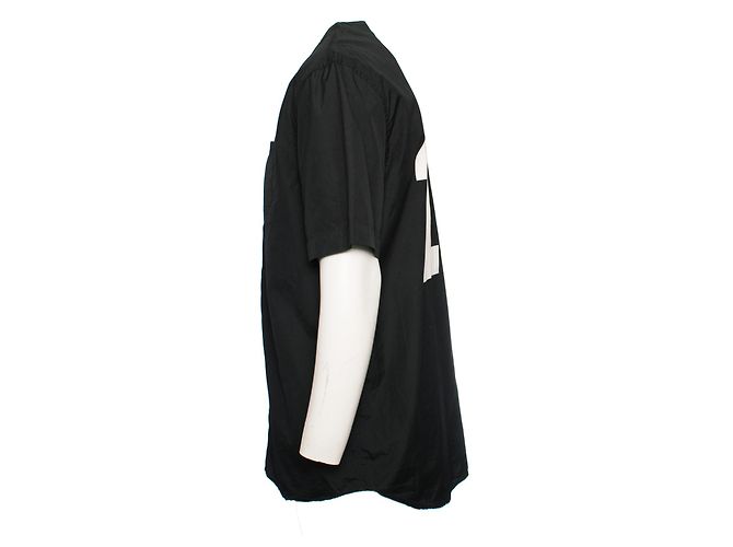 GIVENCHY, maglia nera con numero 17 sul retro di dimensioni 40/l. Nero - vista 2