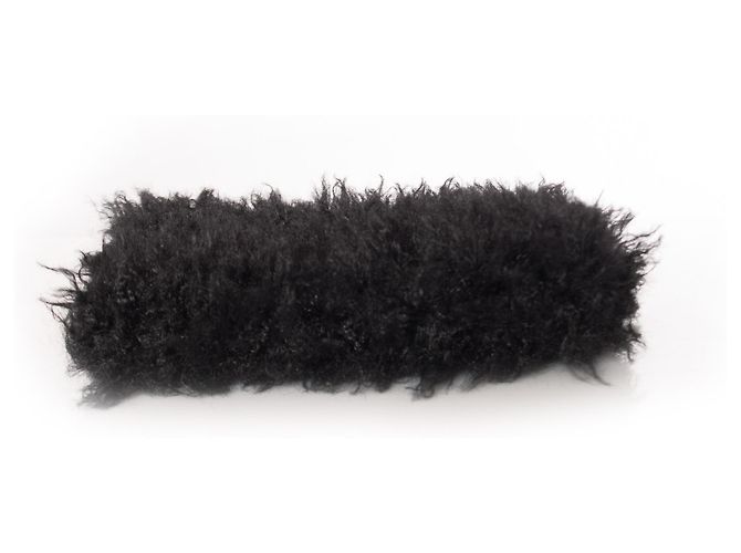 Autre Marque AGL, pochette nera realizzata in pelle di pecora Nero - vista 4