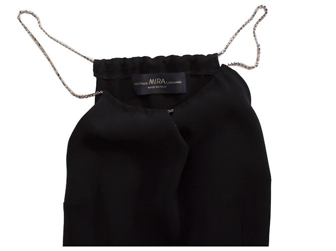Autre Marque Boutique Mira Lausanne, Schwarzes Kleid. - Ansicht 5