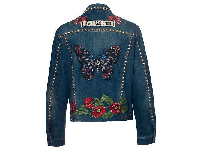Gucci, Mare Gothicum Jeansjacke Blau - Ansicht 2