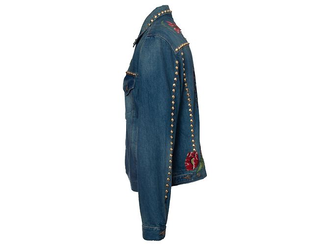 Gucci, Mare Gothicum Jeansjacke Blau - Ansicht 4