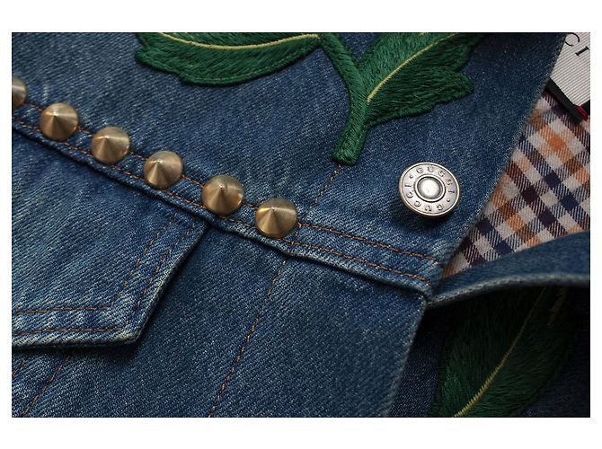 Gucci, Mare Gothicum Jeansjacke Blau - Ansicht 5