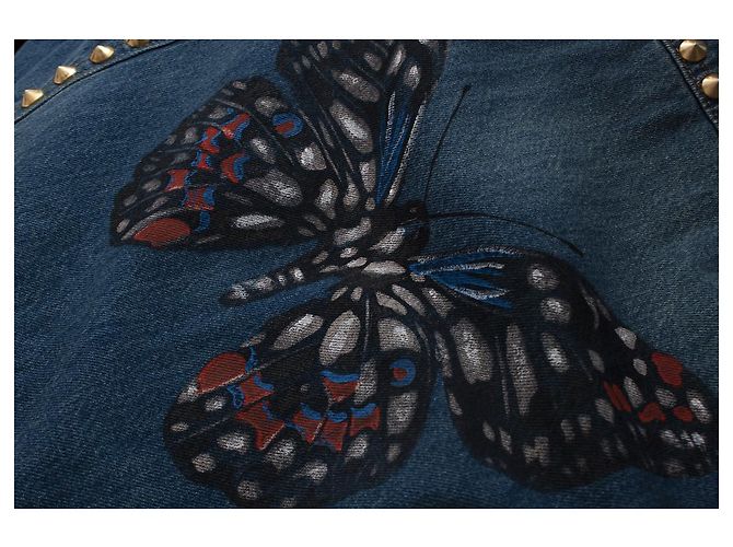 Gucci, Mare Gothicum Jeansjacke Blau - Ansicht 8