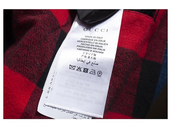 Gucci, L’aveugle par amour obere Jeansjacke Blau - Ansicht 7