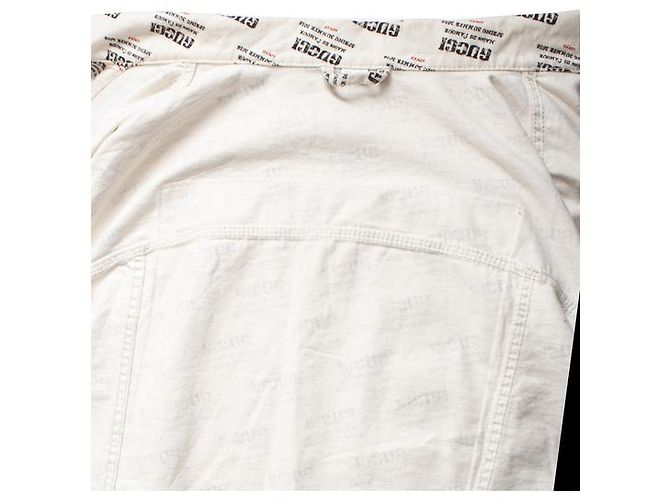 Gucci, Jeansjacke von Maison de L’amour Weiß - Ansicht 9