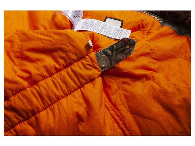Gucci, Parka acolchada con estampado de serpiente Flora Verde - vista 7
