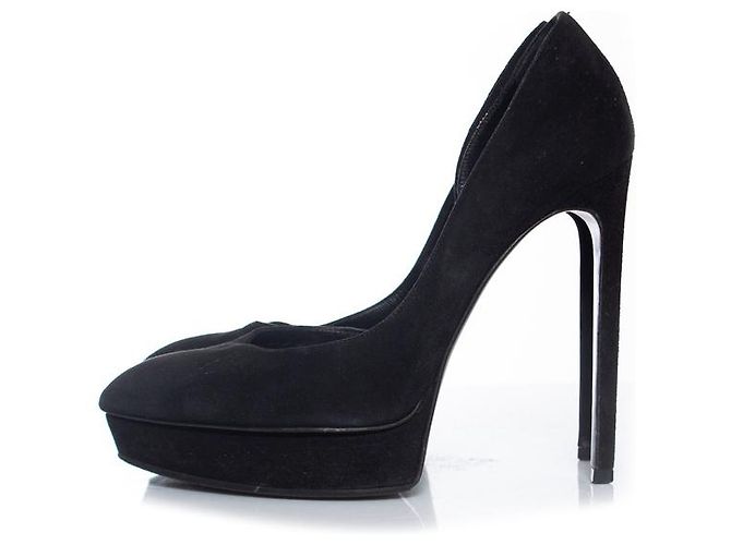 SAINT LAURENT, Janice 105 Décolleté D'Orsay Nero - vista 2