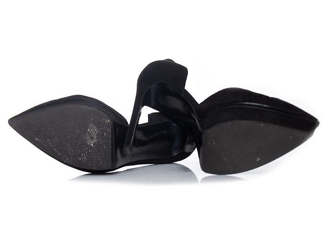SAINT LAURENT, Janice 105 Décolleté D'Orsay Nero - vista 7