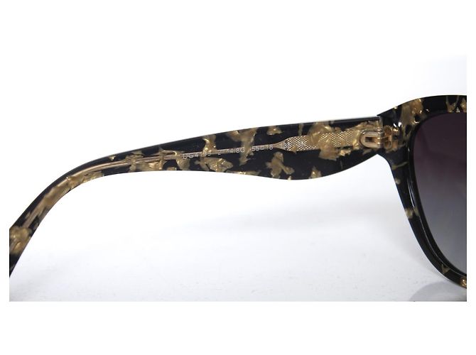 DOLCE & GABBANA, Occhiali da sole cat-eye neri Nero - vista 8