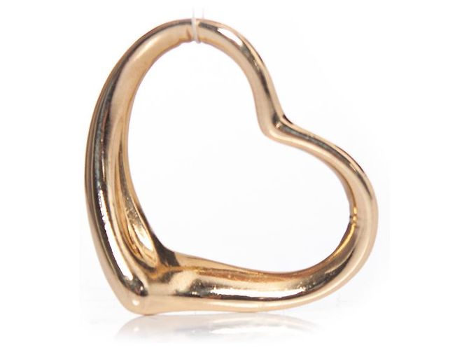 Tiffany & Co Tiffany, Großer Elsa Peretti-Anhänger mit offenem Herzen Golden - Ansicht 2