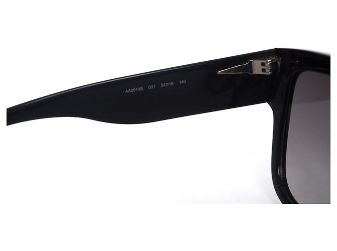 Alaïa Azzedine Alaia, Black rectangular gradient sunglasses - view 7