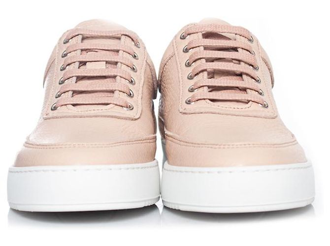 Autre Marque Pezzi di riempimento, sneakers alte in pelle rosa - vista 3