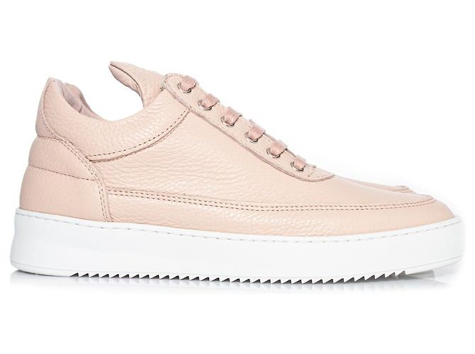 Autre Marque Pezzi di riempimento, sneakers alte in pelle rosa - vista 5