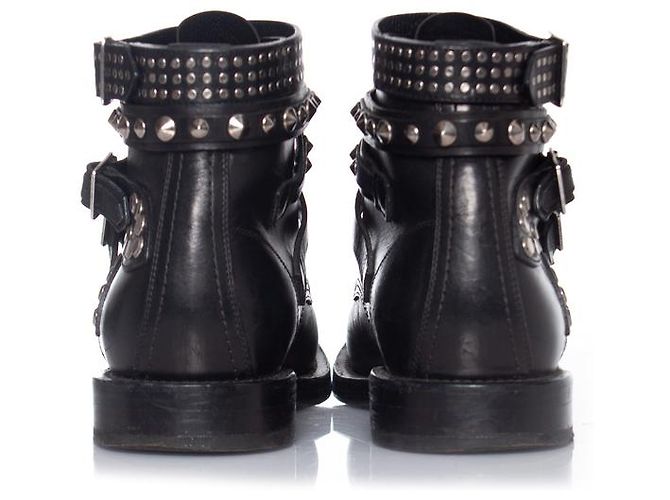 SAINT LAURENT, Stivaletti militari Nero - vista 3