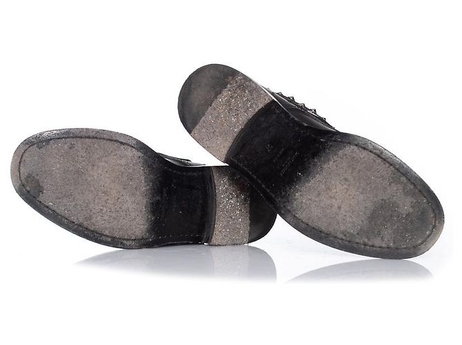 SAINT LAURENT, Stivaletti militari Nero - vista 7