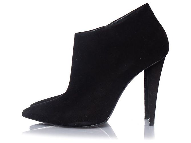 Giuseppe Zanotti, Stivaletti in camoscio nero - vista 2