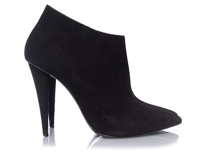 Giuseppe Zanotti, Stivaletti in camoscio nero - vista 4