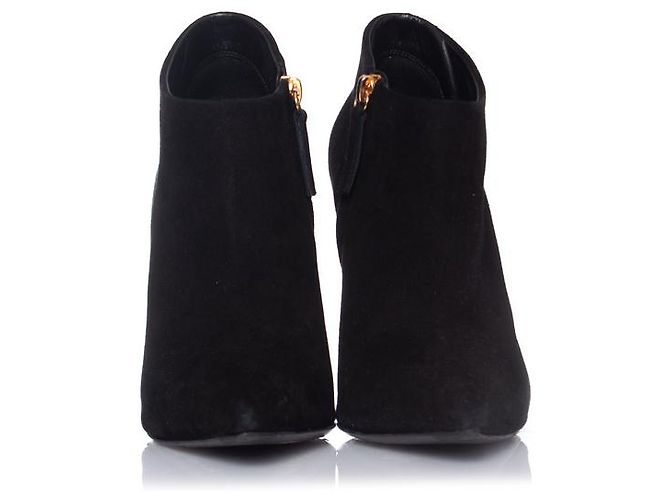 Giuseppe Zanotti, Stivaletti in camoscio nero - vista 5