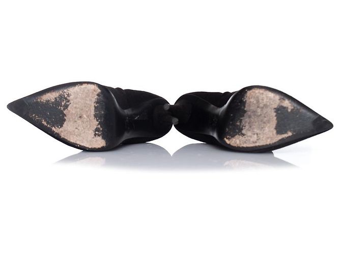 Giuseppe Zanotti, Stivaletti in camoscio nero - vista 7