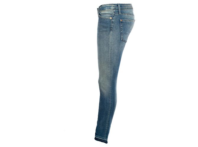 7 For All Mankind 7 Para toda la humanidad, jeans lavados azules - vista 3