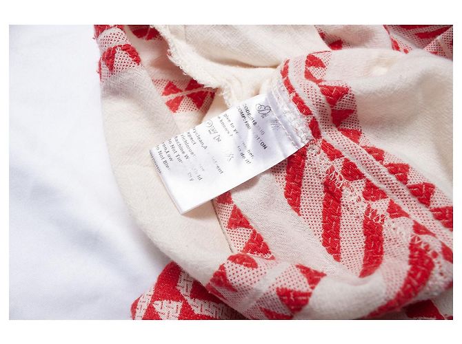 Autre Marque devoción, Caftán con estampado étnico Roja - vista 5