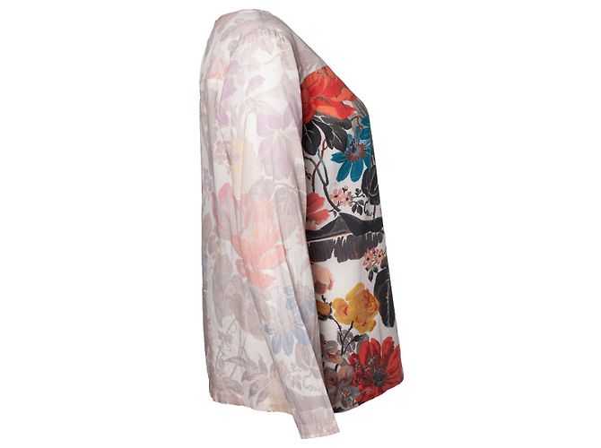 Dries van Noten, Top floreale con maniche lunghe Multicolore - vista 2
