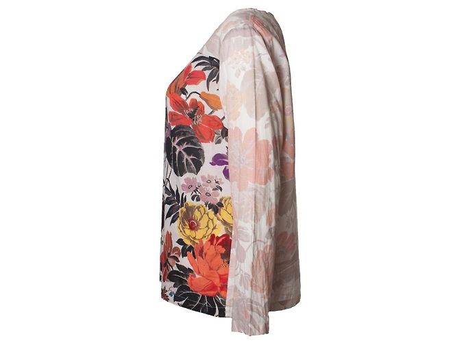 Dries van Noten, Top floreale con maniche lunghe Multicolore - vista 4