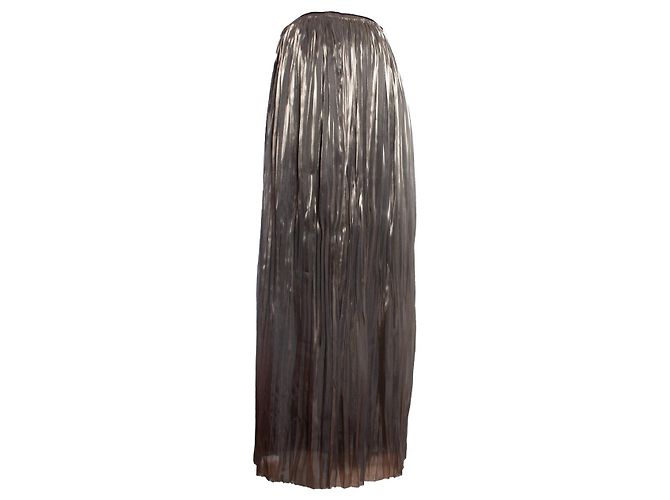 Vince, pantalone metallico con tratti - vista 4