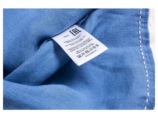 Paul & Joe, Leinenhemd mit Rüschen Blau - Ansicht 5
