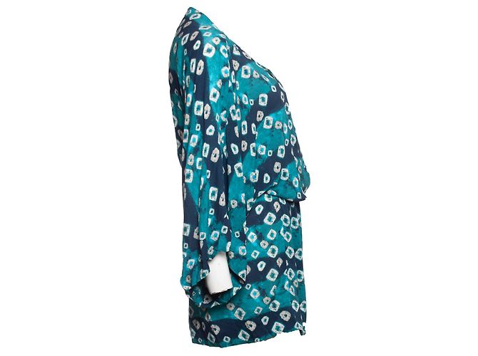 Autre Marque VIX Paula Hermanny, Kimono im blauen Multiprint - Ansicht 3