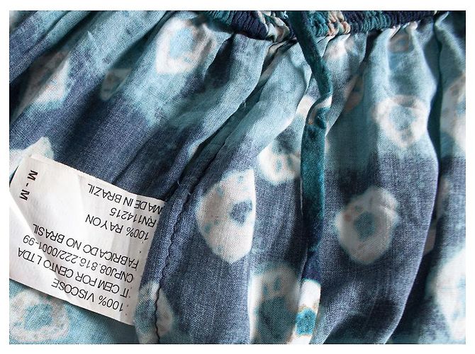 Autre Marque VIX Paula Hermanny, Kimono im blauen Multiprint - Ansicht 5