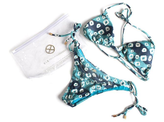 Autre Marque VIX paula hermanny, Bikini con estampado azul - vista 5