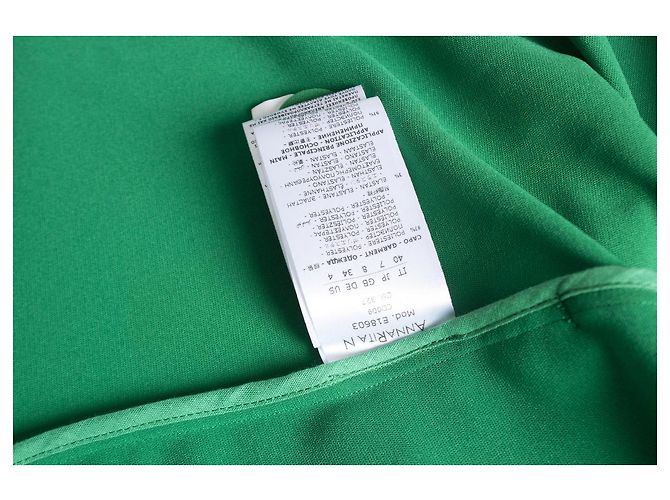Autre Marque Annarita N., Gabardina verde - vista 7