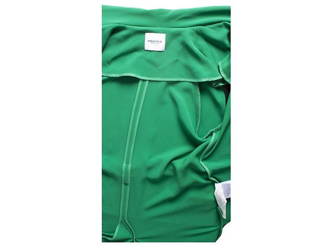 Autre Marque Annarita N., Gabardina verde - vista 8
