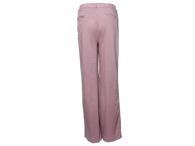 Autre Marque Ba&Sh Pantalones rosas de algodón - vista 2